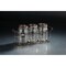 CC Home Furnishings 12" Clear Glass Tea Light Candle Holder with Tray